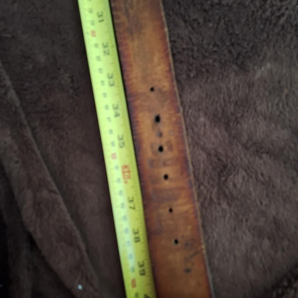 Ivan Hydem 1977 Brass With Brown Leather Belt with